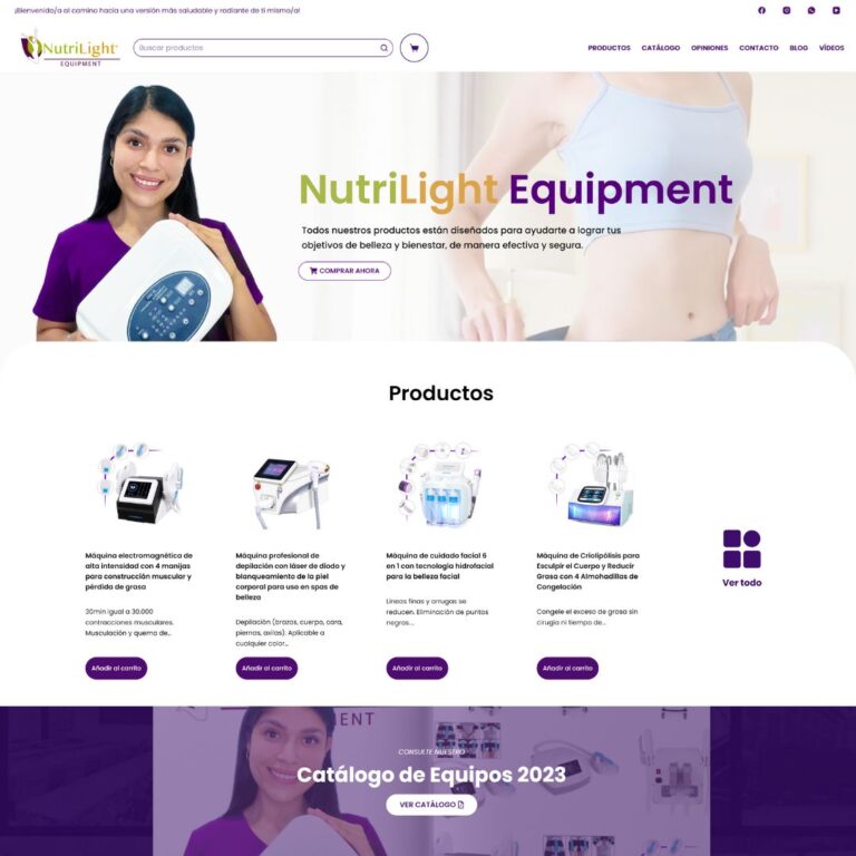 Tienda Online Nutrilight Equipment